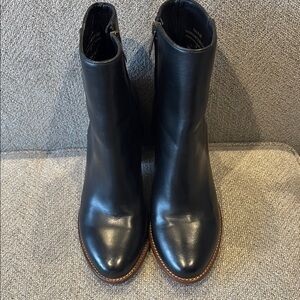 Thursday Boot Company Dark Leather Ankle Booties